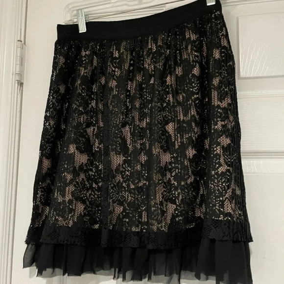 Rachel Rachel  Roy Lace Skirt Black size 6 - Picture 3 of 6